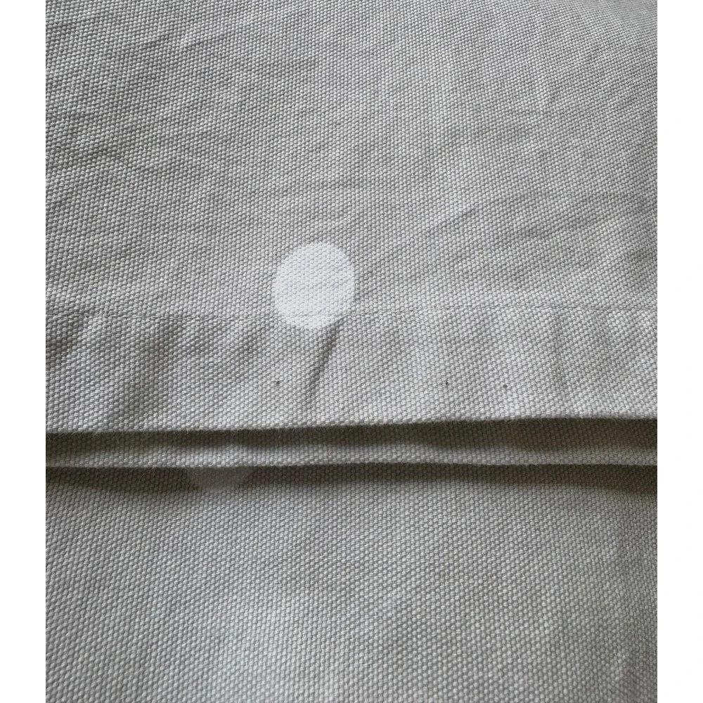 KATE SPADE Shower Curtain Gray with White Dots 72